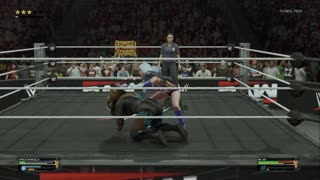 wwe 2k25 241 universe Amelia Marcella VS Nia Jax
