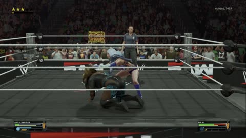 wwe 2k25 241 universe Amelia Marcella VS Nia Jax