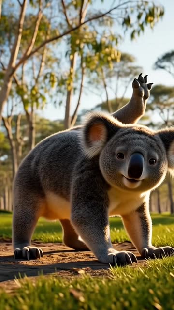 Breakdancing Koala Bear
