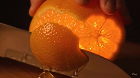 Satisfying Orange Cutting ASMR 🍊 | Ultra-Realistic Macro Sounds