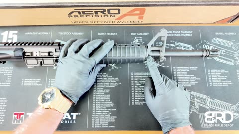 Aero Precision AR-15 Complete Upper Unpackaging – 16" Mid-Length w/ FSB & M4 Handguard