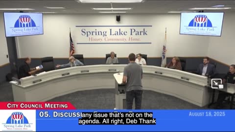 Spring Lake Park City Manager Parrots MNSOS Talking Points on Electronics