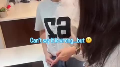 She did think out of the box…👀Nothing wrong with it 🤪😅