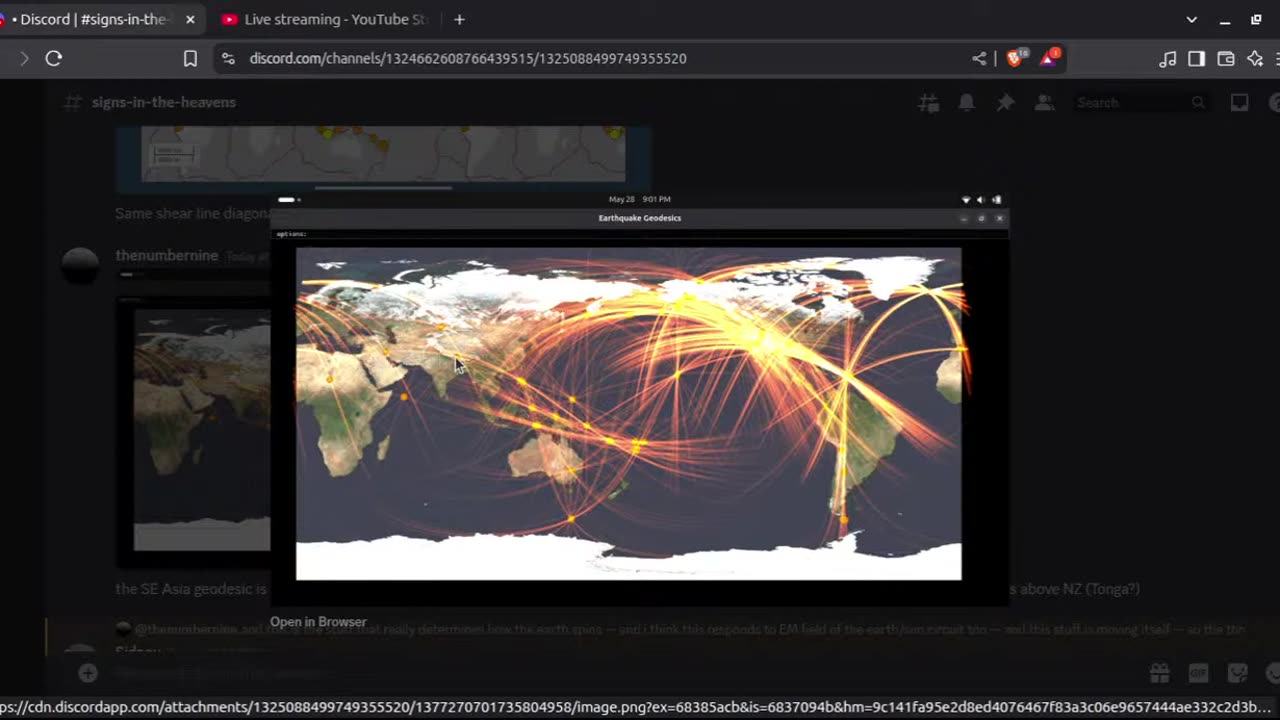 Earthquake Prediction - Along Geodesics