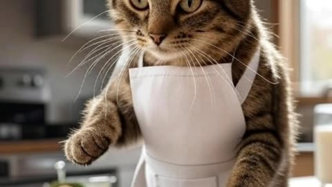 "Cats Cook & Eat Milk & Eggs 🥛🥚🐱 | Funny Breakfast Feast!"
