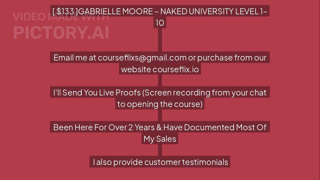 Download GABRIELLE MOORE – NAKED UNIVERSITY LEVEL 1–10