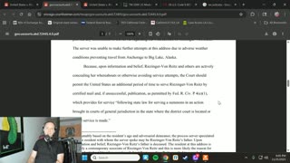 Research Time With Brandon: Anna Von Reitz Federal Income Tax Case. What happens with no response?
