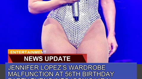 Jennifer Lopezs Wardrobe Malfunction at 56th Birt