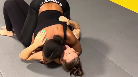 Sexy Women Bonding on Mat Awoo