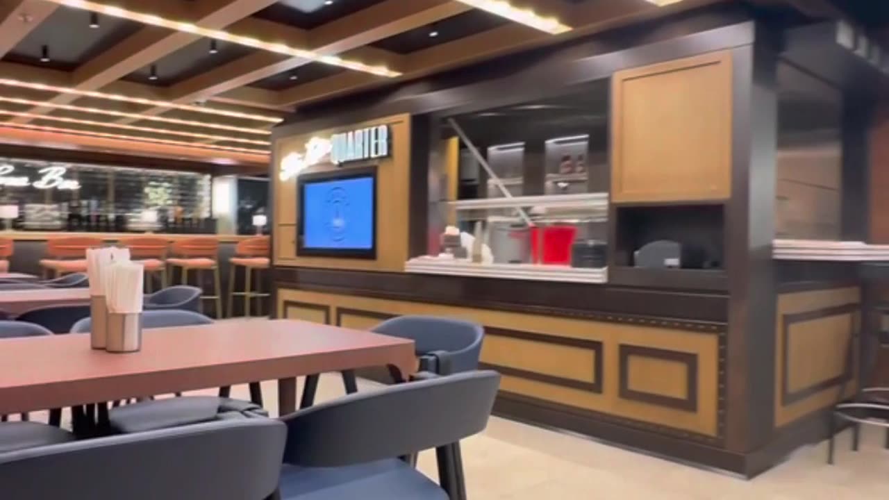 NCL Aqua First Look! Public Deck 8: Inside Indulge Food Court