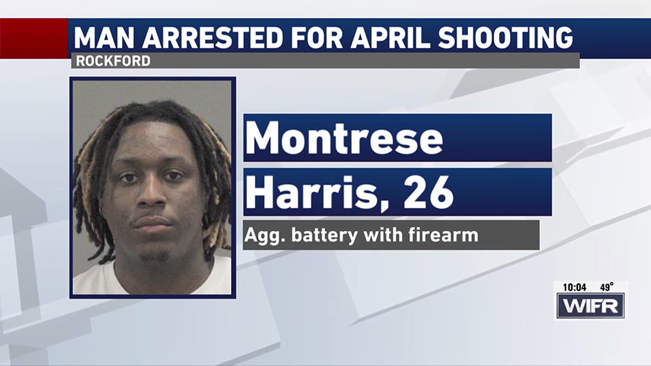 Man arrested in connection to April shooting in Rockford