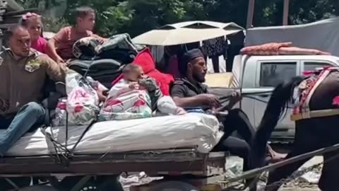 Widespread displacement of the people of Jabalia