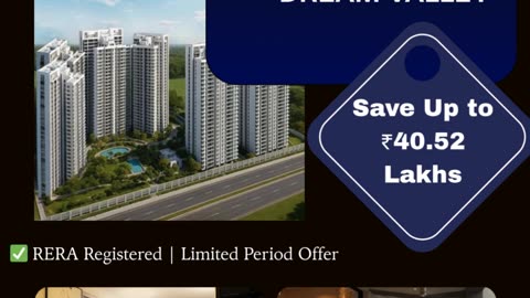 Best 3 BHK Flats for Sale in Greater Noida West at NBCC Eternia Dream Valley