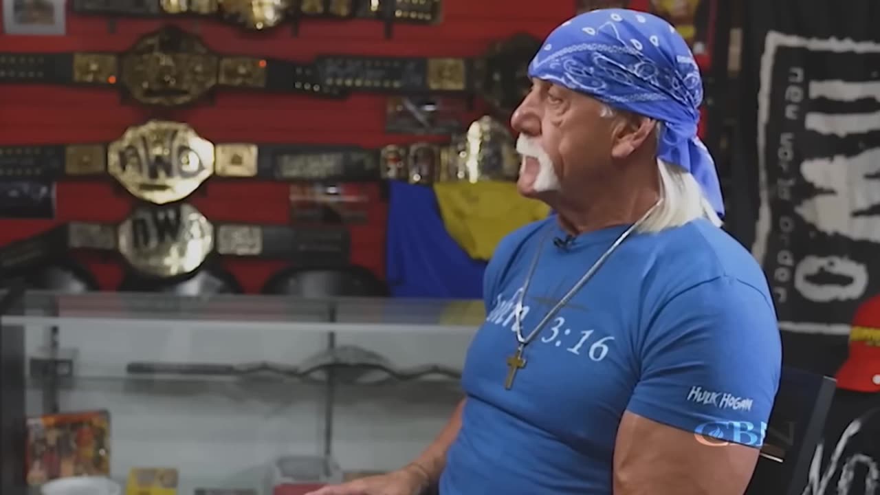 The Rock Almighty. Heavenly Hulk Hogan?