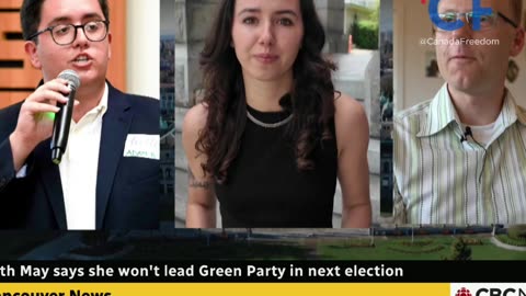 Leader of the Green Party of Canada - Elizabeth May Stepping Down From Leadership