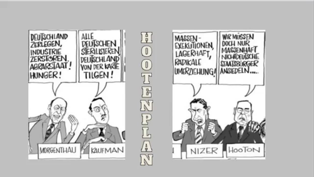 Hooton-, Kalergi-, Kaufman-, Nizer- und Morgenthauplan