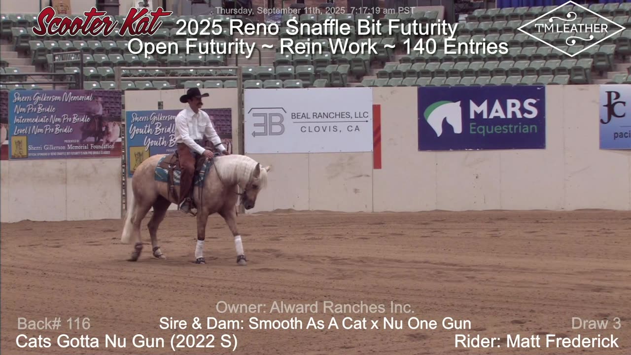 2025 Reno Snaffle Bit Futurity ~ Thursday