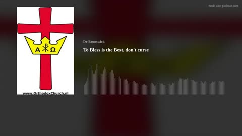 To Bless is the Best, don't curse