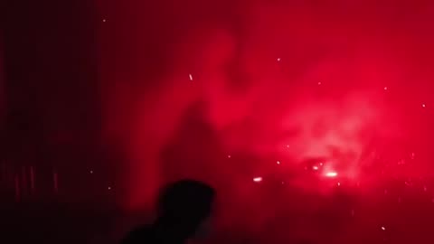 🚨 HOLY CRAP. Total ANARCHY as Antifa rioters go haywire outside the Milan