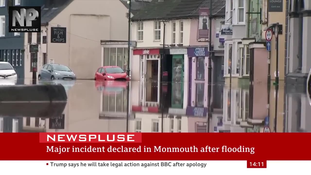 “Major Incident Declared in Monmouth after Storm Claudia’s Devastating Floods”