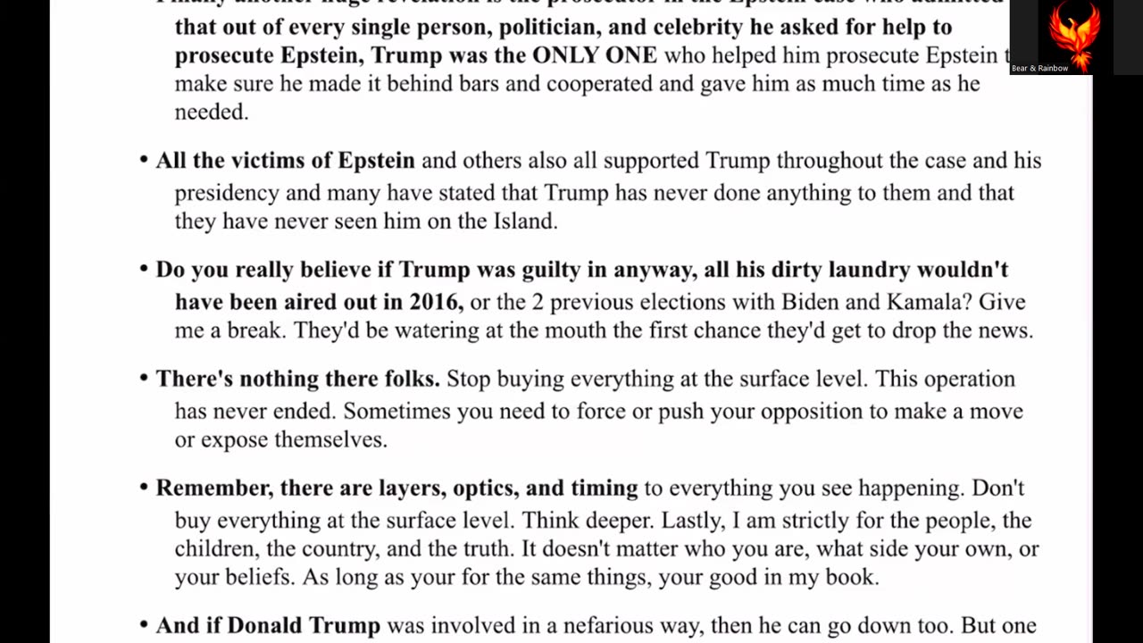 The Truth About Trump and Epstein