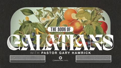 Gary Hamrick - Cornerstone Chapel - Overcoming 'Quiet Christianity’ - Galatians 2