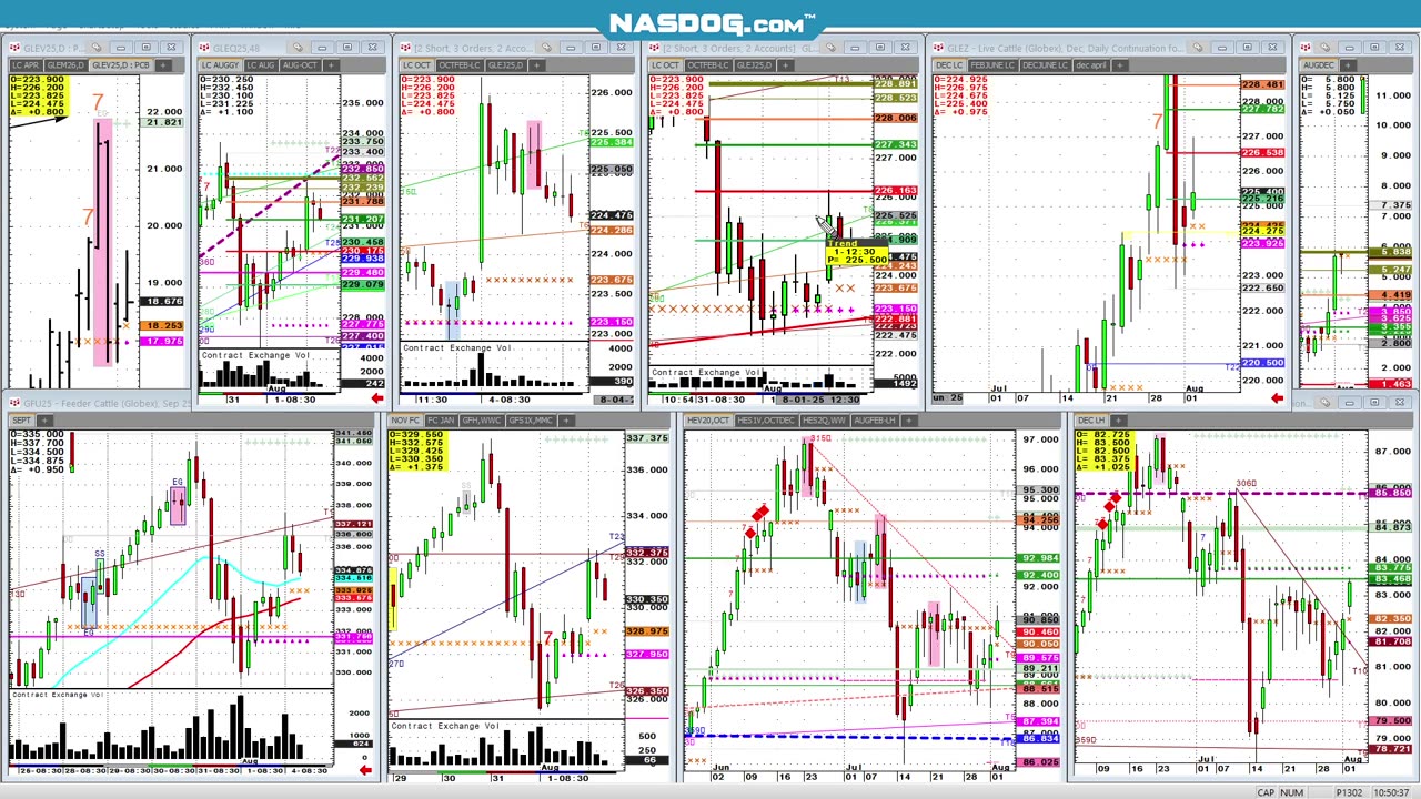 Aug4 Grains SI Gold Crude look @Futures
