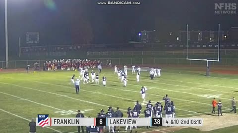 OCTOBER 25 2024 HIGH SCHOOL FOOTBALL: LAKEVIEW VS FRANKLIN PART 8