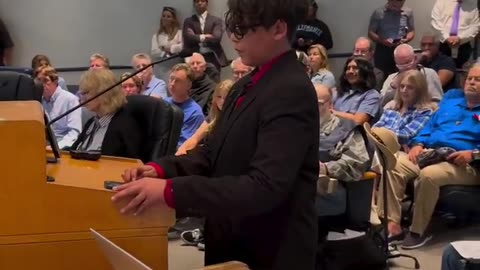 Young teen slams Oceanside City Council over Pride flag resolution.
