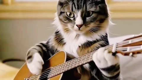 #cat #ia #violao #solo #viralizarnotiktok #animais #guitar