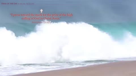 Verse of the Day for Saturday, May 24, 2025 ✟ “I press toward the mark for the prize of the high calling of God in Christ Jesus.” Philippians 3:14 (KJV)