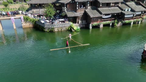 boat from 1 bamboo