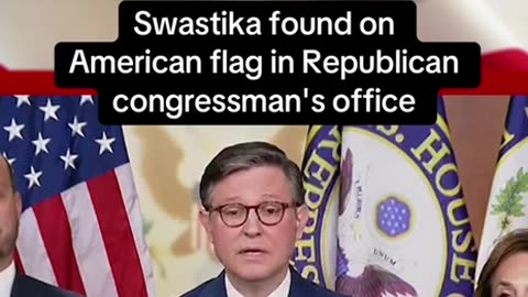 Swatzika flag found in republican congressman’s office.. (🤔🤔🤔)