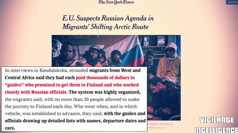 Russia's Role In Migrant Crisis