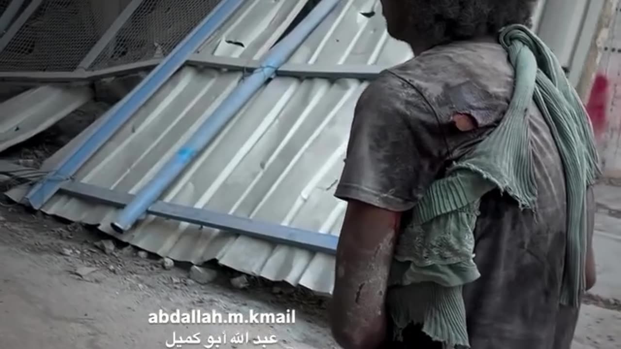 A man who had been trapped for days inside his home by the occupying army