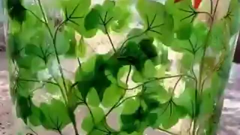 A decorative ice barrel made by freezing water outdoors in extreme winter cold