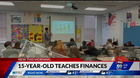 April 5, 2002 - Indiana Teen Isaac Hertenstein Aims to Give Peers Financial Literacy