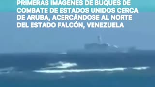 Primeras imagenes ineditas de de bombarderos Norte Americano que se logra ver cerca de ARUBA