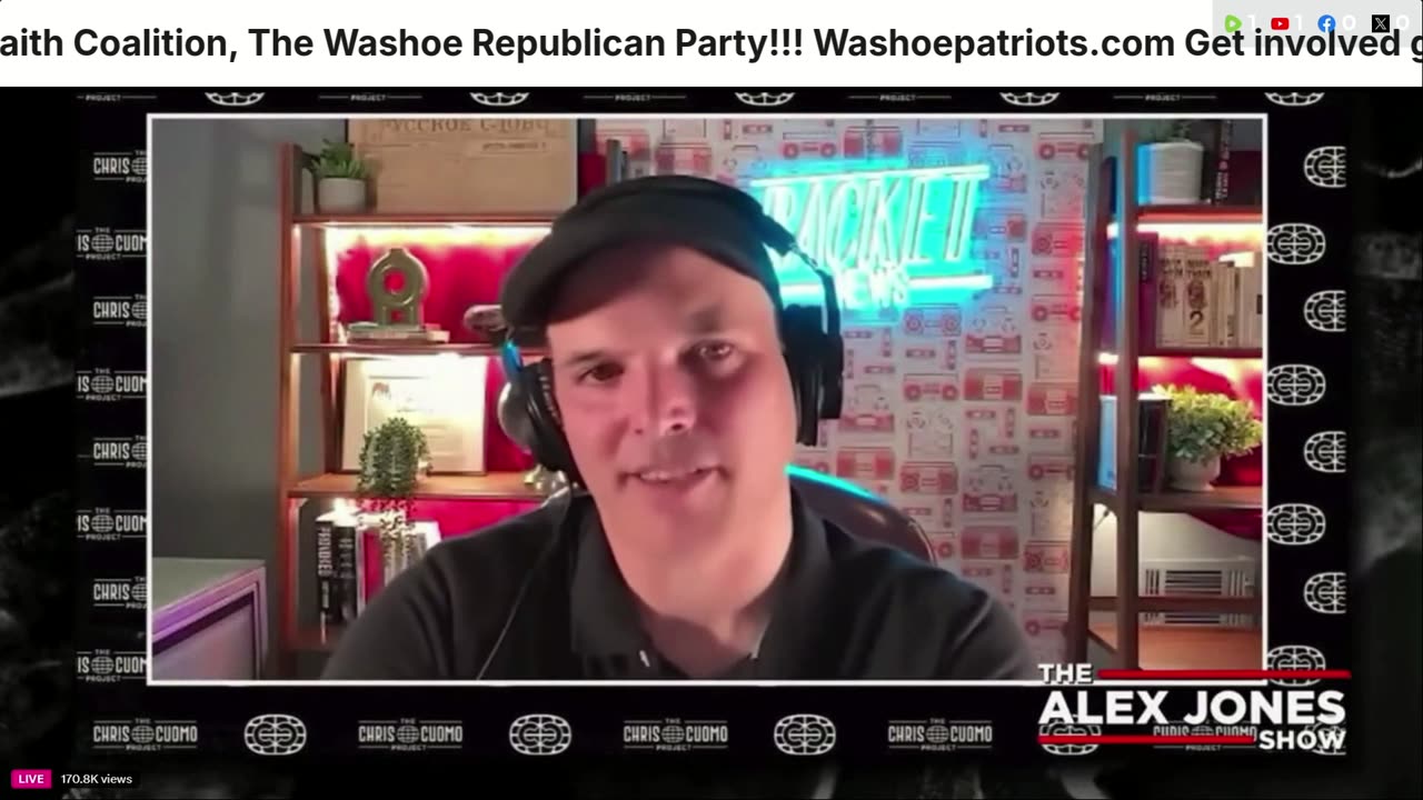 Alex Jones, Info Wars, 08/13/2025