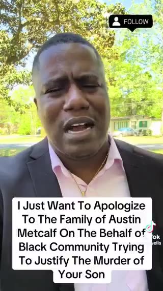 “I just want to apologize to his (Austin’s) family members on behalf of the black community.”
