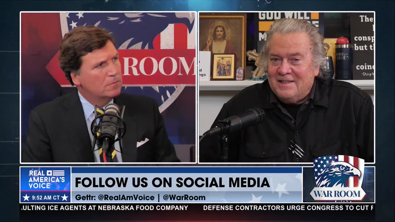 WHY TUCKER BELIEVES WE'RE PHYSICALLY GOING TO WAR