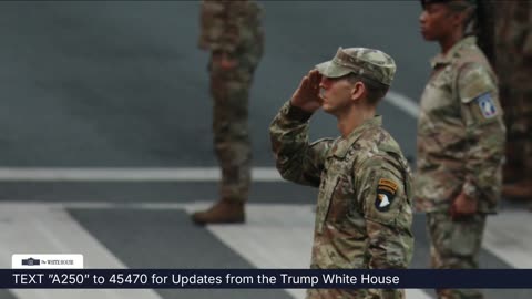 President Trump Participates in the 250th Anniversary of the U.S. Army Grand Military Parade