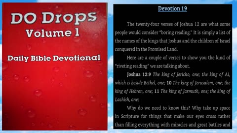 Do Drops Volume 1 Devotion 19