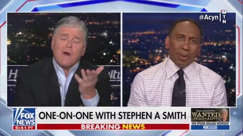 BREAKING: Stephen A Smith absolutely DEMOLISHES Sean Hannity on his own show.