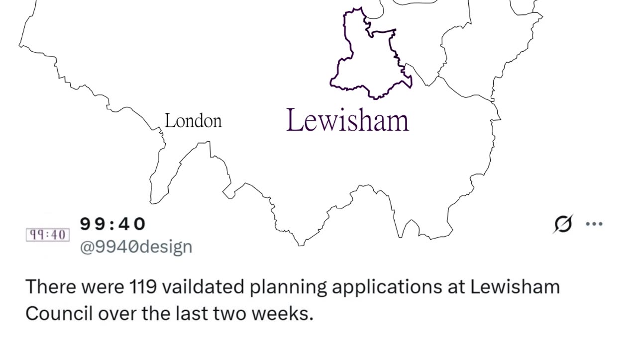 Lewisham, London Planning Application Numbers