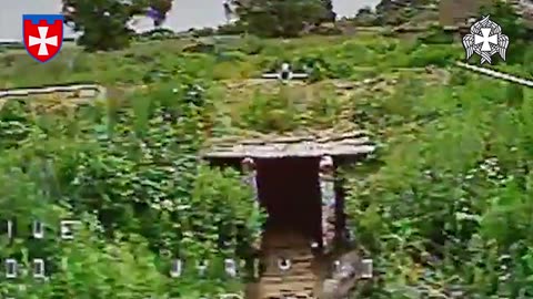 Ukrainian Drones Flying Around Russian Bunkers, Hitting Firebase Inside a Forest and More