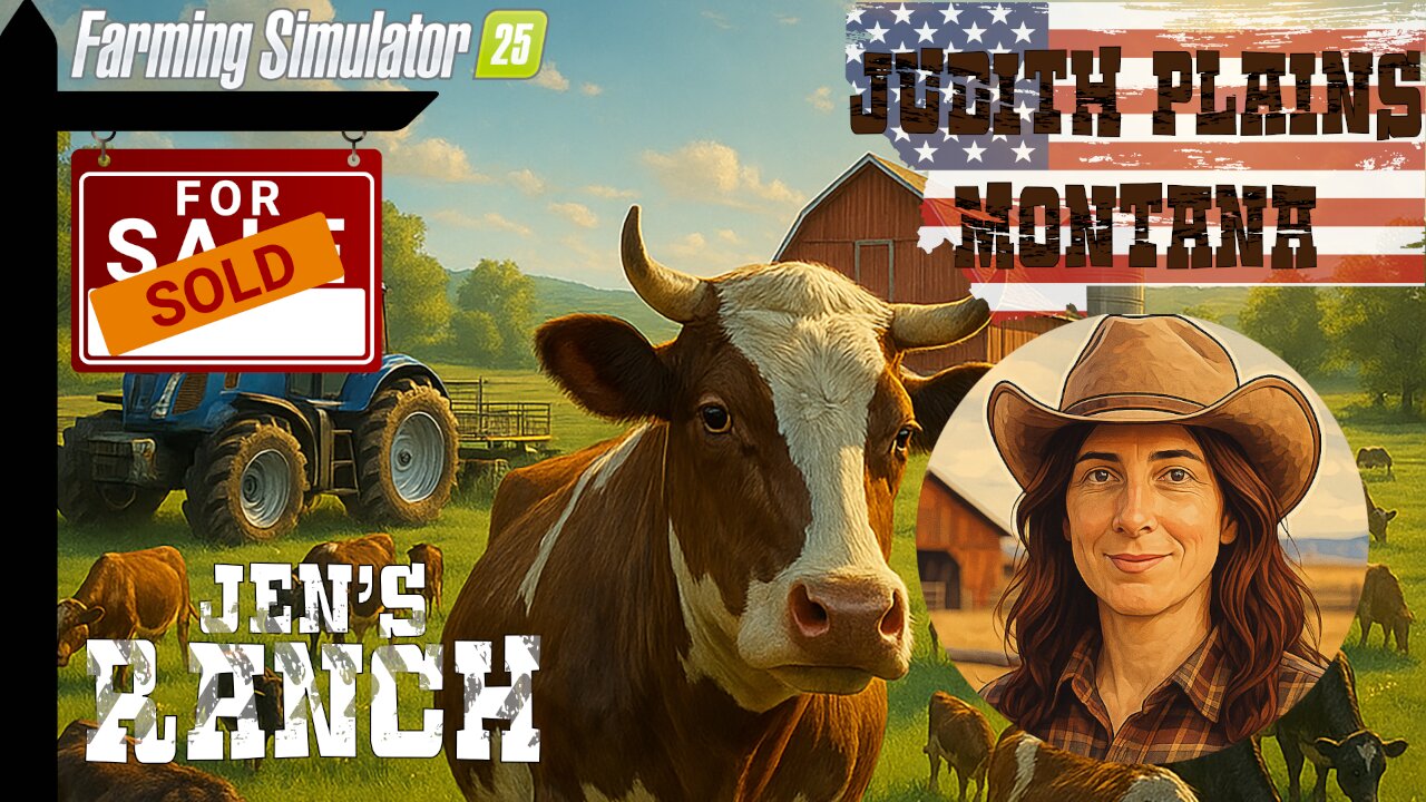 Haymaking Alone in Montana | FS25 | Buffalo Ridge Ranch Ep 1 – Grass, Grit & Guesswork
