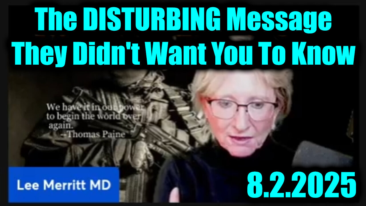 8.2.25 - The DISTURBING Message They Didn't Want You To Know