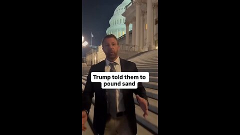 Trump Tells Schumer To Go Pound Sand