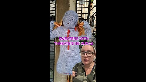 Sweater season has a dark side #fashion #scary #funny #sweaterseason #fall #fashion #autumn